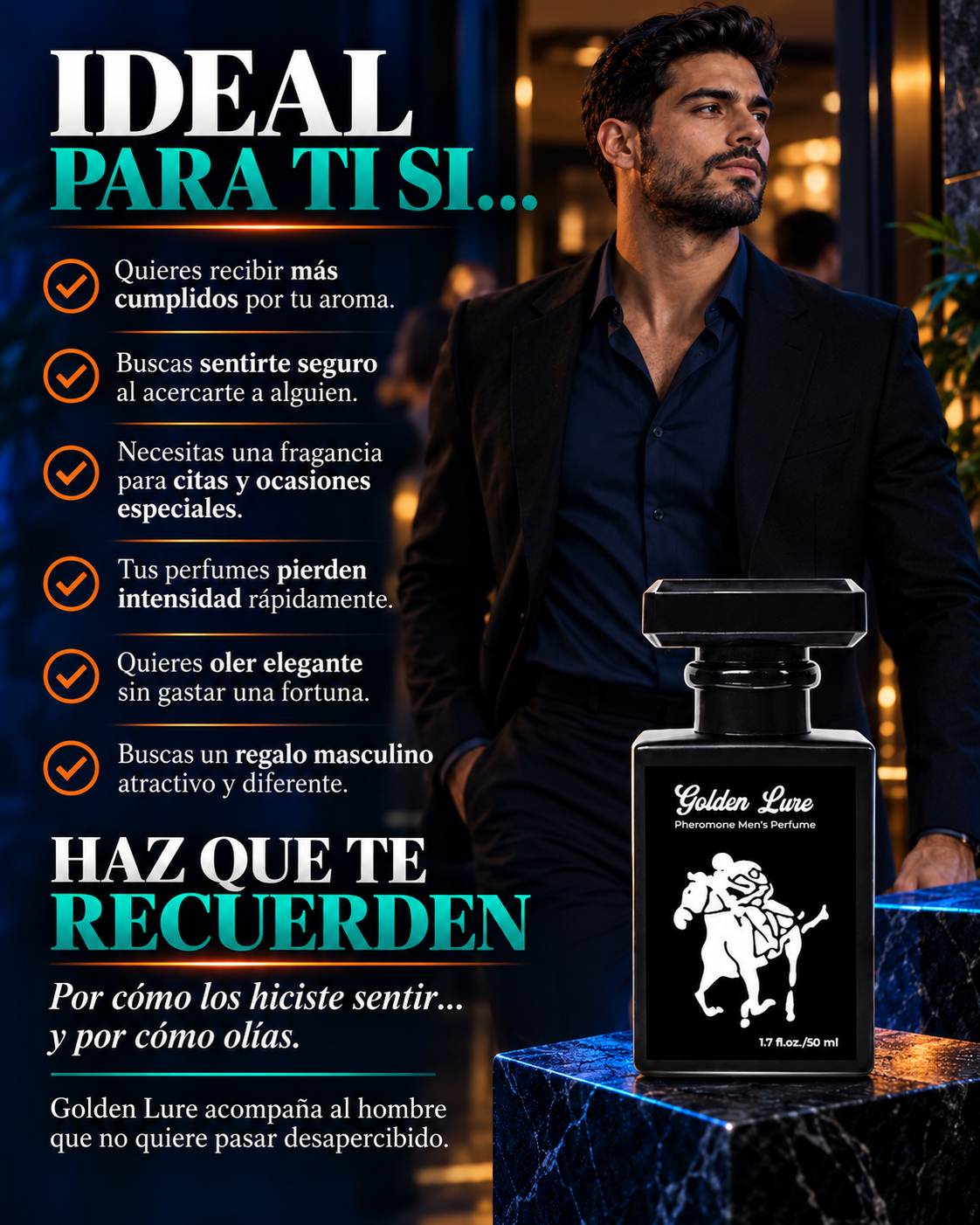 Golden Lure Perfume - Feromonas irresistibles