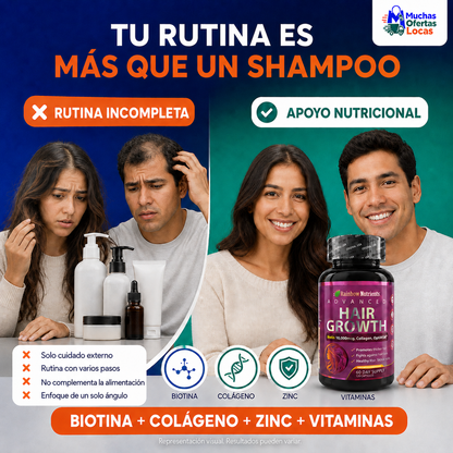 Hair Growth Advanced – Cabello largo y saludable