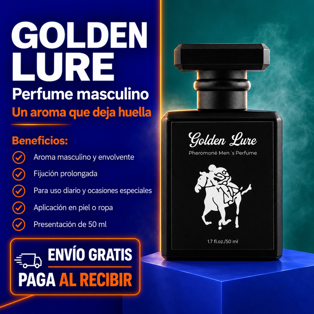 Golden Lure Perfume - Feromonas irresistibles