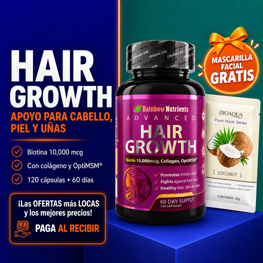 Hair Growth Advanced – Cabello largo y saludable