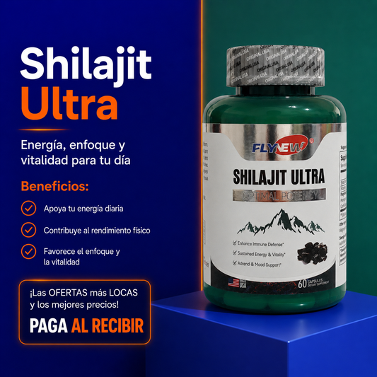 Shilajit Ultra - Virilidad y energía masculina
