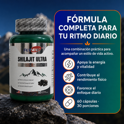 Shilajit Ultra - Virilidad y energía masculina