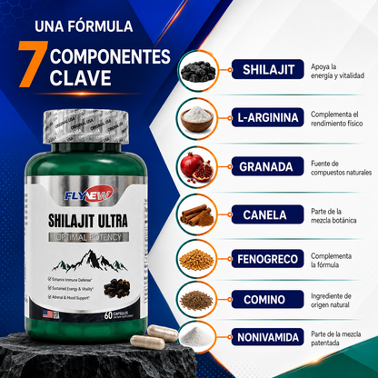 Shilajit Ultra - Virilidad y energía masculina