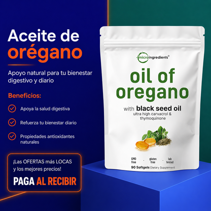 Aceite de orégano - Oil of oregano